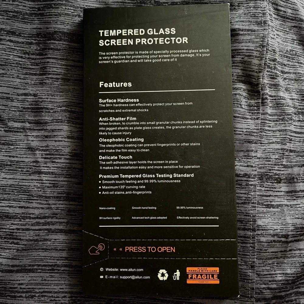 New 3 Pack Tempered Glass Screen Protector Samsung Galaxy A33 5G 9H Hardness